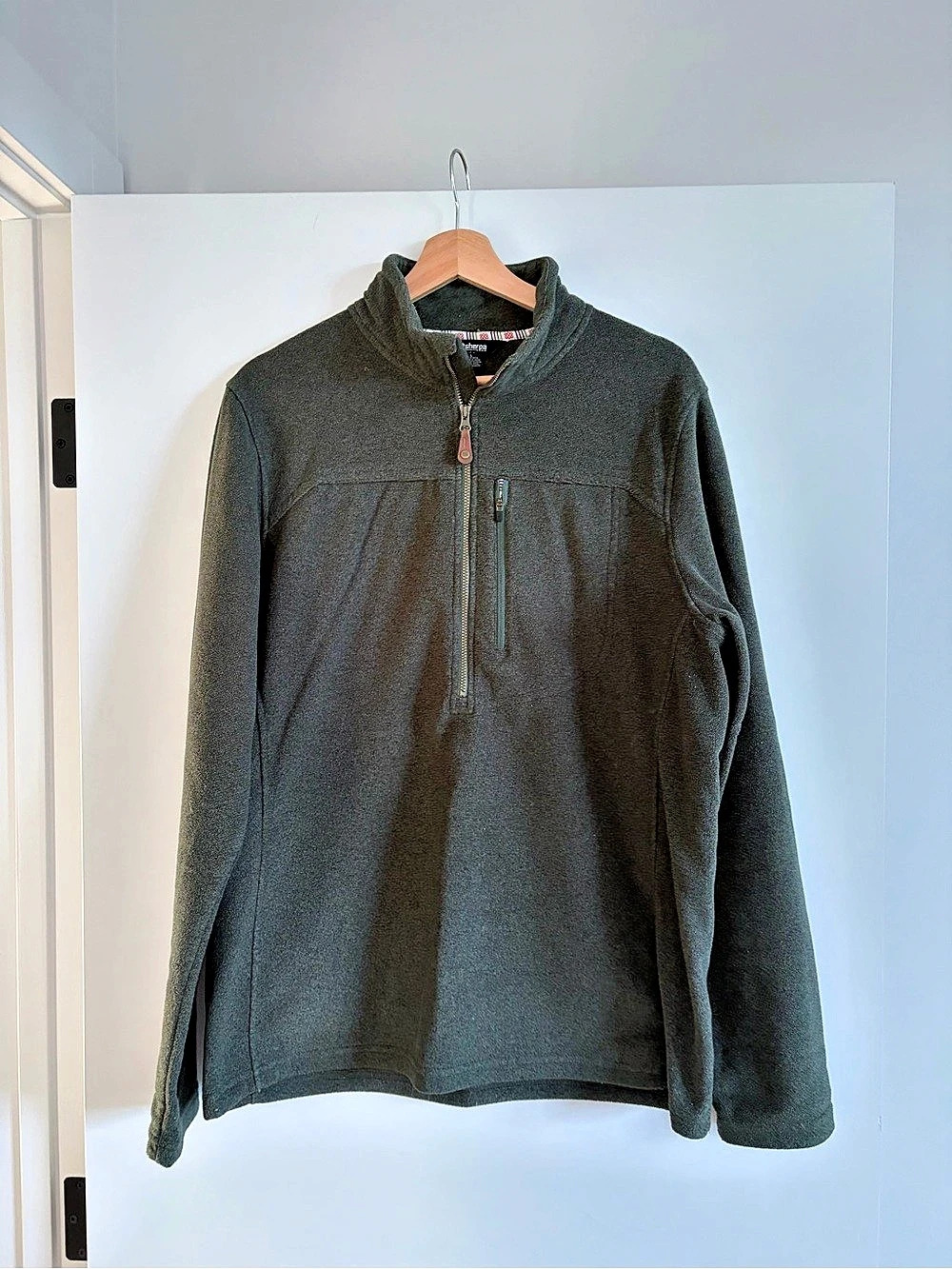 Sherpa Adventure Gear Rolpa Eco Quarter Zip Fleece Men's Green Size Large